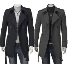 Load image into Gallery viewer, Fashion Winter Men Jackets Black Grey