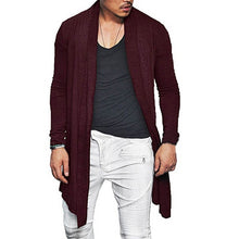 Load image into Gallery viewer, Fashion Mens Cardigan Waterfall Long Sleeve