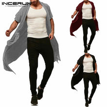 Load image into Gallery viewer, Brand Long Jacket Men Trench Cloak Outwear Shirts